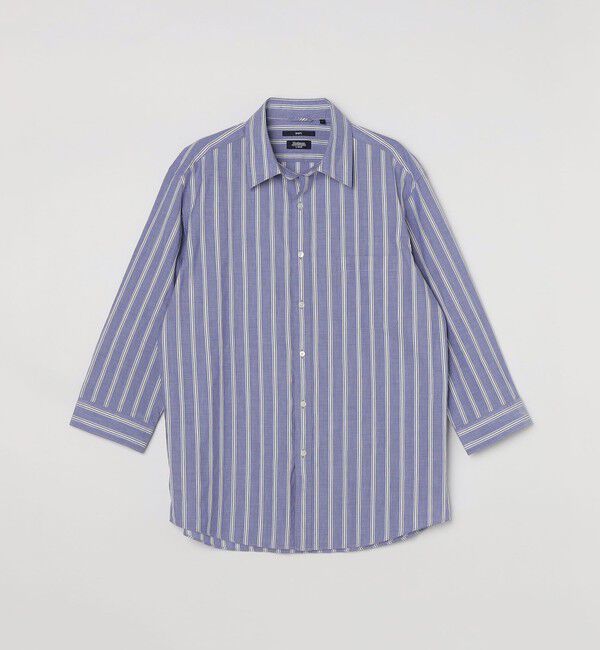 SHIPS「SHIPS: Herdmans コットン/リネン 7スリーブ シャツ」|シャツ・ブラウス|