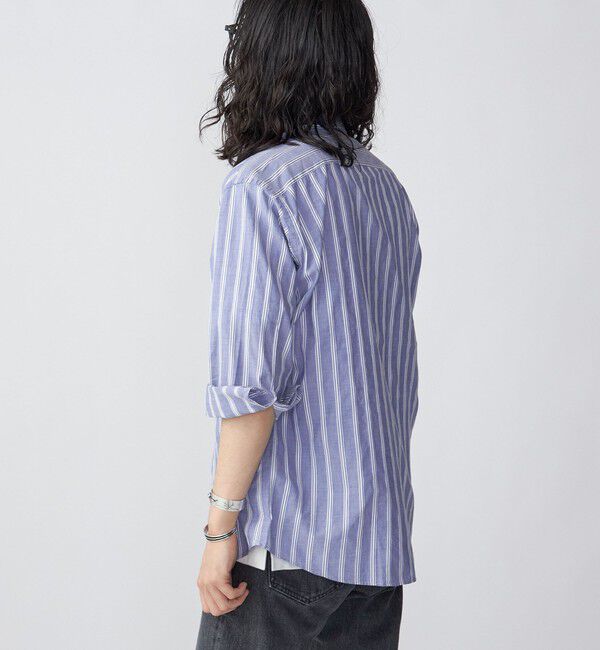 SHIPS「SHIPS: Herdmans コットン/リネン 7スリーブ シャツ」|シャツ・ブラウス|