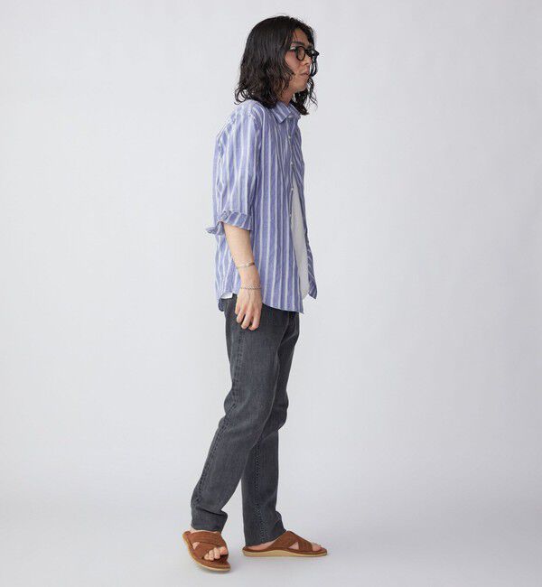 SHIPS「SHIPS: Herdmans コットン/リネン 7スリーブ シャツ」|シャツ・ブラウス|