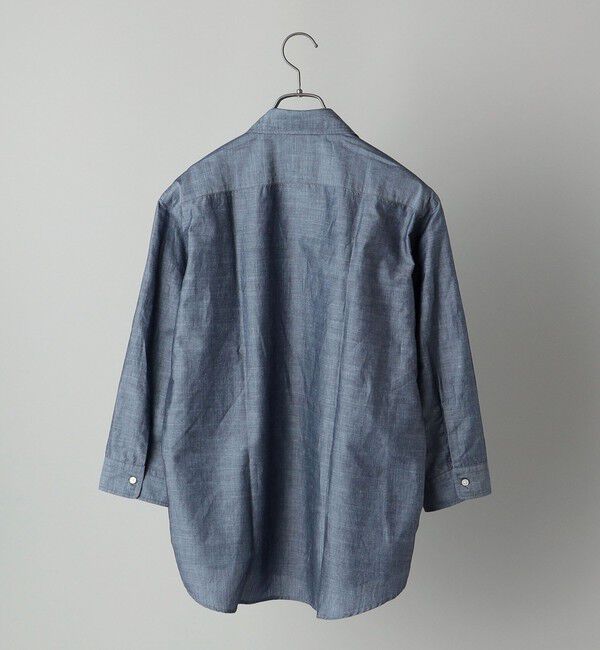 SHIPS「SHIPS: Herdmans コットン/リネン 7スリーブ シャツ」|シャツ・ブラウス|