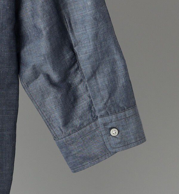 SHIPS「SHIPS: Herdmans コットン/リネン 7スリーブ シャツ」|シャツ・ブラウス|