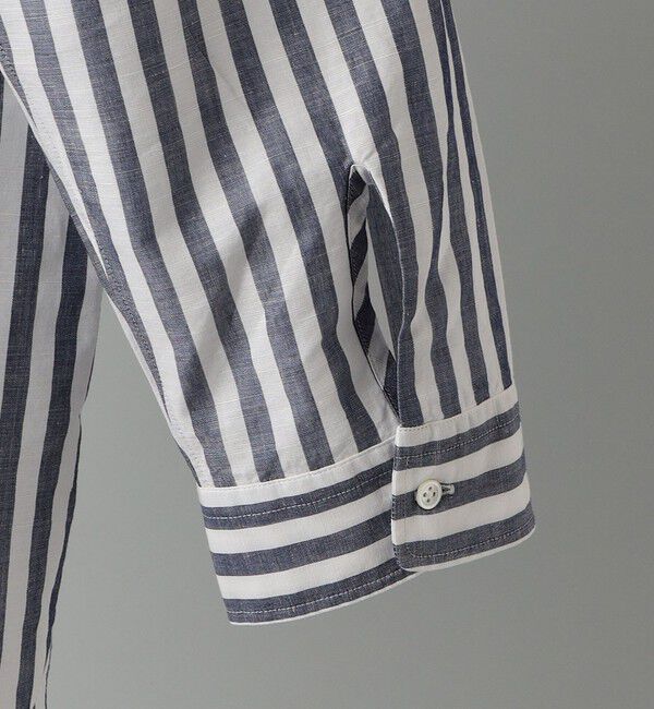 SHIPS「SHIPS: Herdmans コットン/リネン 7スリーブ シャツ」|シャツ・ブラウス|