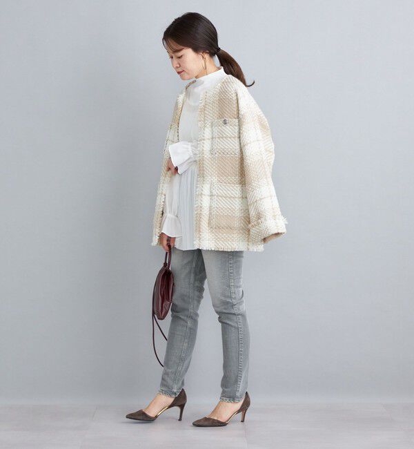 SHIPS for women「〈手洗い可能〉キュプラポリプリーツブラウス◇」|シャツ・ブラウス|