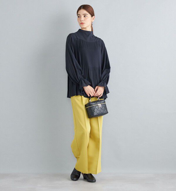 SHIPS for women「〈手洗い可能〉キュプラポリプリーツブラウス◇」|シャツ・ブラウス|