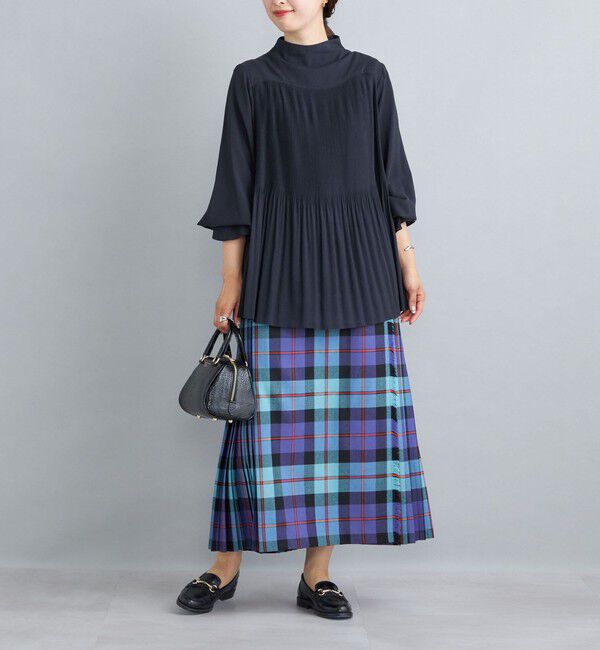 SHIPS for women「〈手洗い可能〉キュプラポリプリーツブラウス◇」|シャツ・ブラウス|