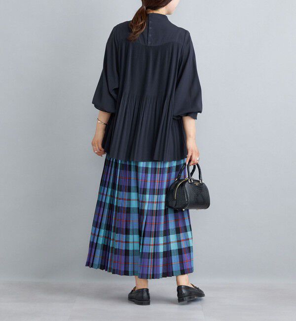 SHIPS for women「〈手洗い可能〉キュプラポリプリーツブラウス◇」|シャツ・ブラウス|