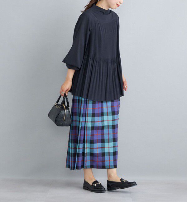 SHIPS for women「〈手洗い可能〉キュプラポリプリーツブラウス◇」|シャツ・ブラウス|