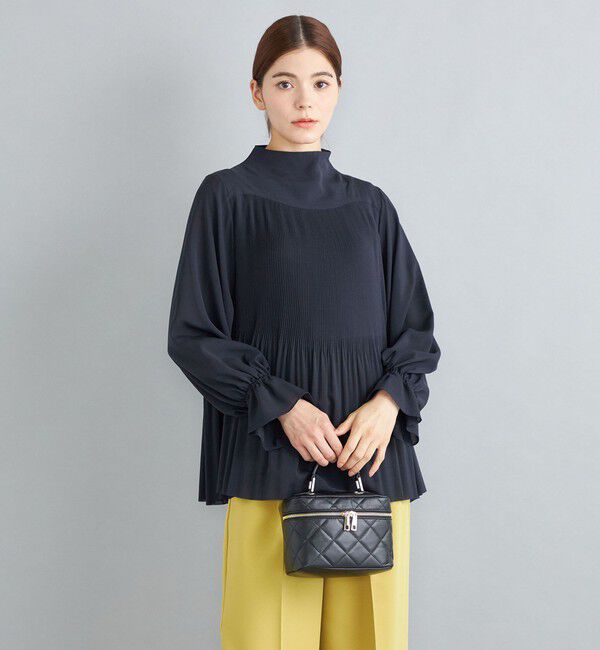 SHIPS for women「〈手洗い可能〉キュプラポリプリーツブラウス◇」|シャツ・ブラウス|