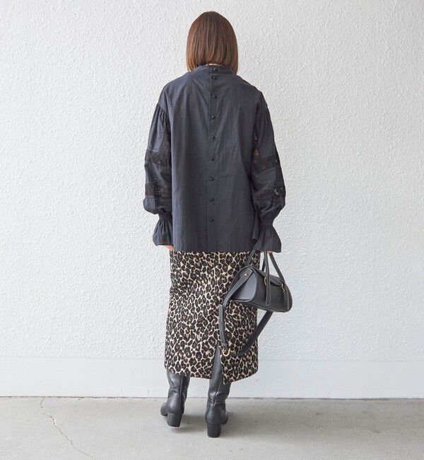 SHIPS for women「〈手洗い可能〉綿 ピコレース デザイン ブラウス ◇」|シャツ・ブラウス|