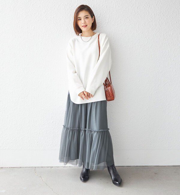 SHIPS for women「〈手洗い可能〉チュール リバーシブル ギャザー スカート◇」|スカート|
