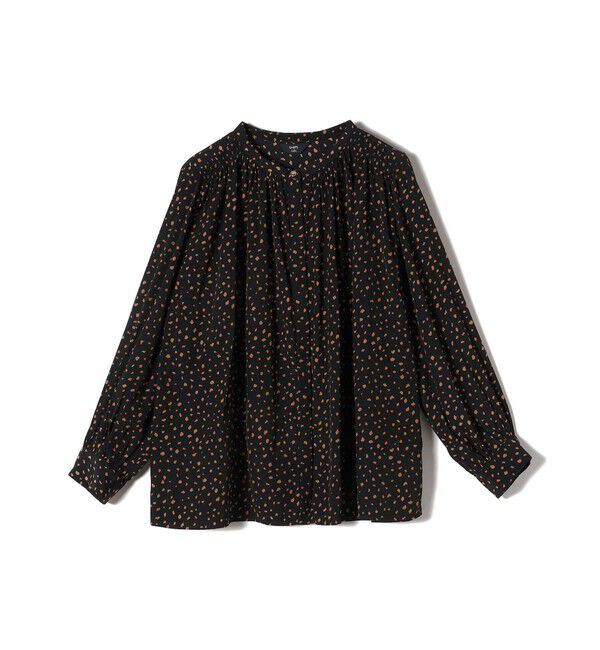 SHIPS Colors 「SHIPS Colors:〈洗濯機可能〉サテン ギャザー シャツ◇」|シャツ・ブラウス|