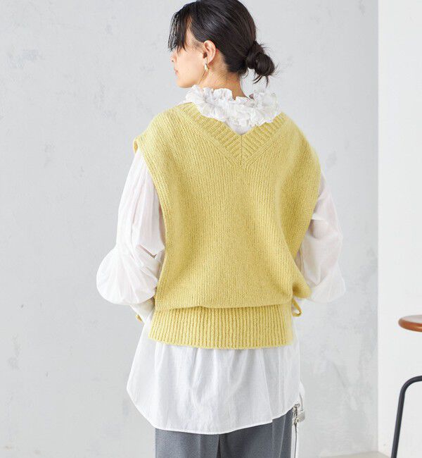 SHIPS for women「ファンシーヤーン 2WAY ベスト ◇」|ベスト・ジレ|