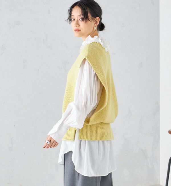 SHIPS for women「ファンシーヤーン 2WAY ベスト ◇」|ベスト・ジレ|