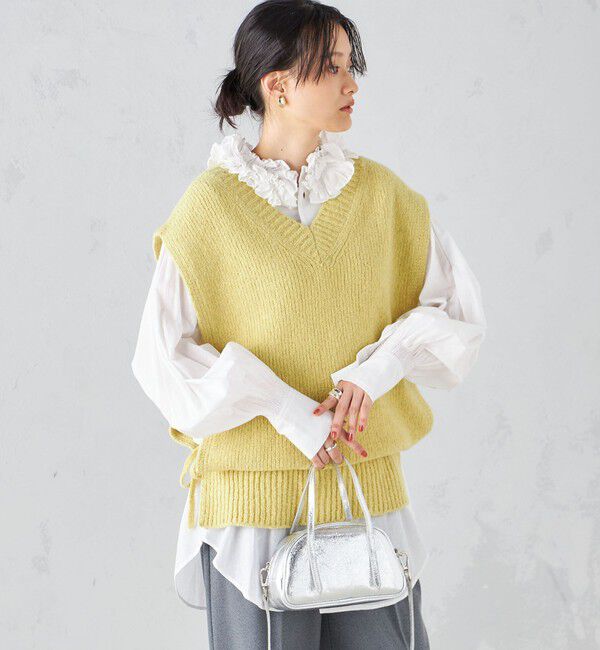 SHIPS for women「ファンシーヤーン 2WAY ベスト ◇」|ベスト・ジレ|