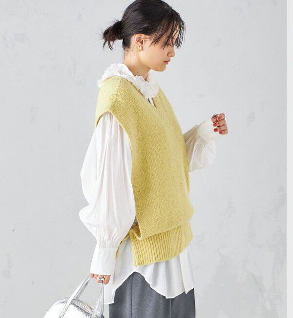 SHIPS for women「ファンシーヤーン 2WAY ベスト ◇」|ベスト・ジレ|