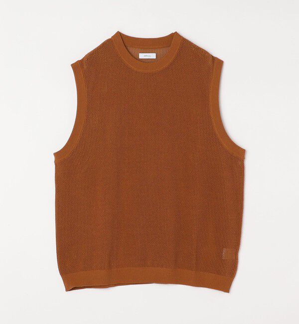 SHIPS any「SHIPS any: 〈洗濯機可能〉シアー ニット クルーネック プルオーバー ベスト◇」|ベスト・ジレ|