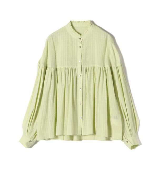 SHIPS for women「〈洗濯機可能〉スタンドフリル ボリューム ブラウス 24SS ◇」|シャツ・ブラウス|