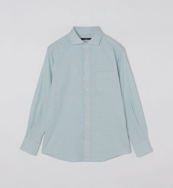 SHIPS「SHIPS: セミワイドカラー ライトオックス ロングスリーブ シャツ」|シャツ・ブラウス|