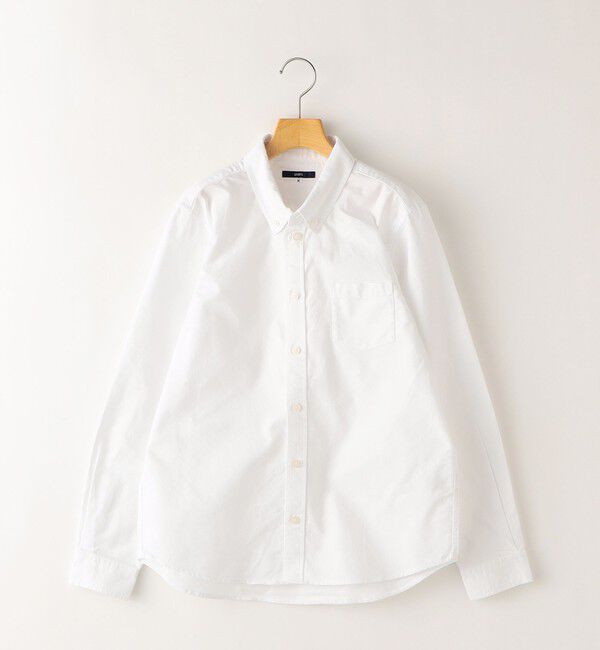 SHIPS KIDS「SHIPS KIDS:145～160cm / オックスフォード ボタンダウン シャツ」|シャツ・ブラウス|ホワイト