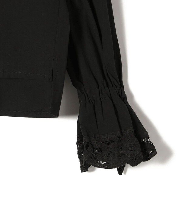 SHIPS for women「【SHIPS別注】VIOLETTE ROOM:〈手洗い可能〉レース ブラウス」|シャツ・ブラウス|