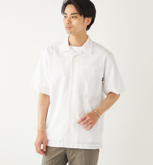 SHIPS Colors 「SHIPS Colors:コットンリネン COOLMAX オープンカラー シャツ◇」|シャツ・ブラウス|