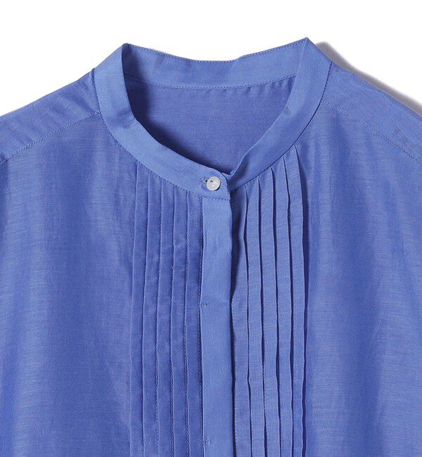 SHIPS for women「〈手洗い可能〉コットン シルク ギャザー ブラウス」|シャツ・ブラウス|