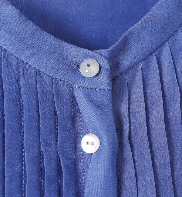 SHIPS for women「〈手洗い可能〉コットン シルク ギャザー ブラウス」|シャツ・ブラウス|