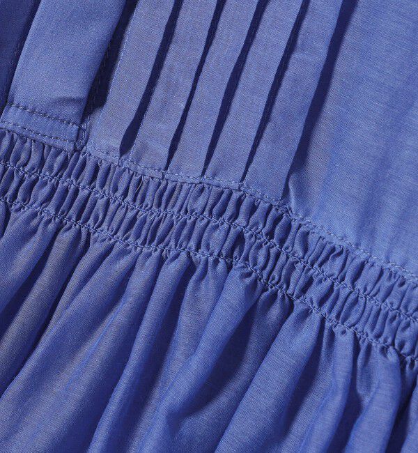 SHIPS for women「〈手洗い可能〉コットン シルク ギャザー ブラウス」|シャツ・ブラウス|