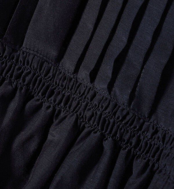 SHIPS for women「〈手洗い可能〉コットン シルク ギャザー ブラウス」|シャツ・ブラウス|