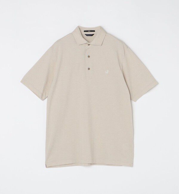 SHIPS「【WEB限定】SHIPS:〈吸水速乾〉ドライピケ ワンポイント ロゴ ワイドカラー ポロシャツ」|ポロシャツ|