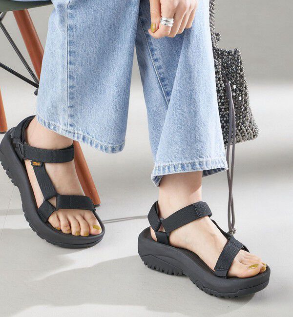 SHIPS for women「TEVA:HURRICANE XLT２ AMPSOLE ◇」|サンダル|ブラック