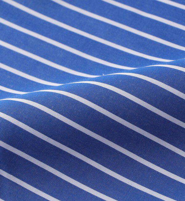 SHIPS「SHIPS: ハイカウント スーピマコットン バンドカラー ショートスリーブ シャツ」|シャツ・ブラウス|