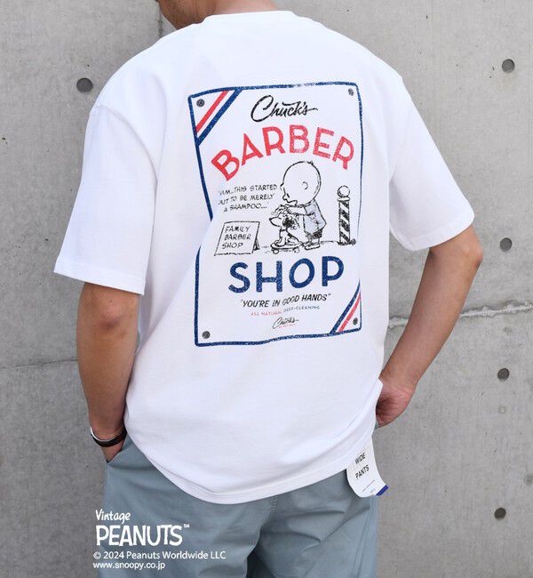 SHIPS any「SHIPS any: SNOOPY コラボ カルチャー グラフィック バック プリント Tシャツ◇」|Tシャツ・カットソー|