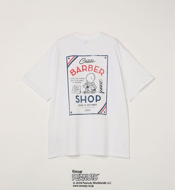 SHIPS any「SHIPS any: SNOOPY コラボ カルチャー グラフィック バック プリント Tシャツ◇」|Tシャツ・カットソー|