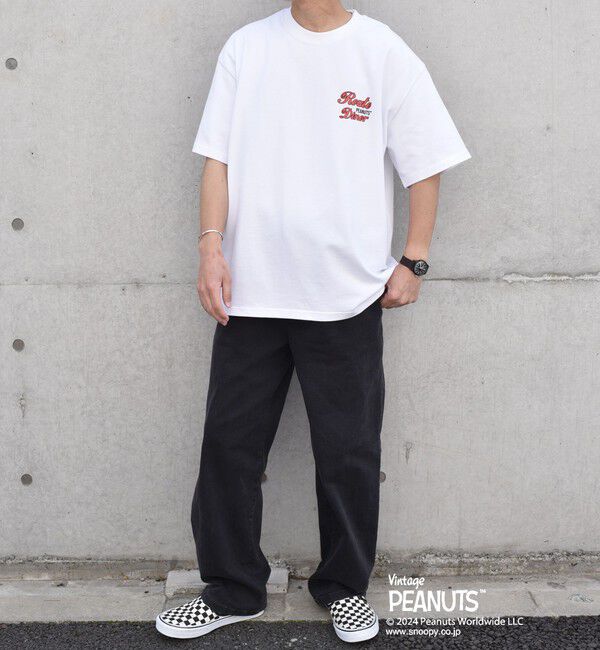 SHIPS any「SHIPS any: SNOOPY コラボ カルチャー グラフィック バック プリント Tシャツ◇」|Tシャツ・カットソー|