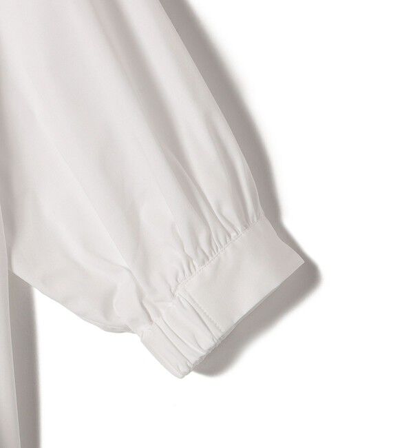 SHIPS for women「〈手洗い可能〉裾 ドロスト メタル ボタン ブラウス」|シャツ・ブラウス|