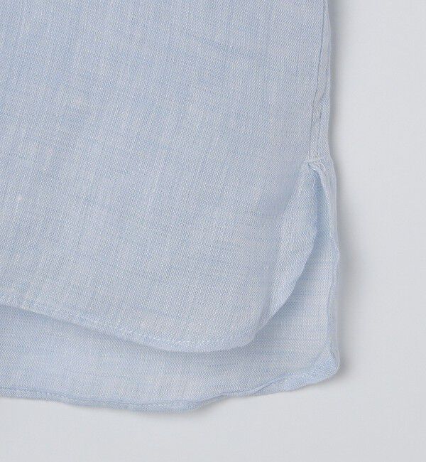 SHIPS Colors 「SHIPS Colors:〈洗濯機可能〉リネン カプリ プルオーバー シャツ」|シャツ・ブラウス|