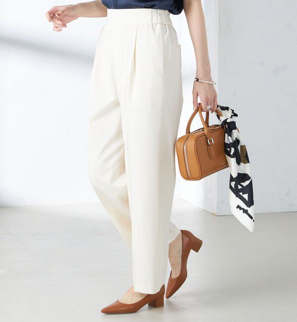 SHIPS for women「〈手洗い可能〉ツイル ストレート パンツ（セットアップ対応）」|その他|