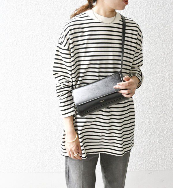 SHIPS any「SHIPS any:〈洗濯機可能〉マルチ ロングスリーブ ワイド TEE」|Tシャツ・カットソー|