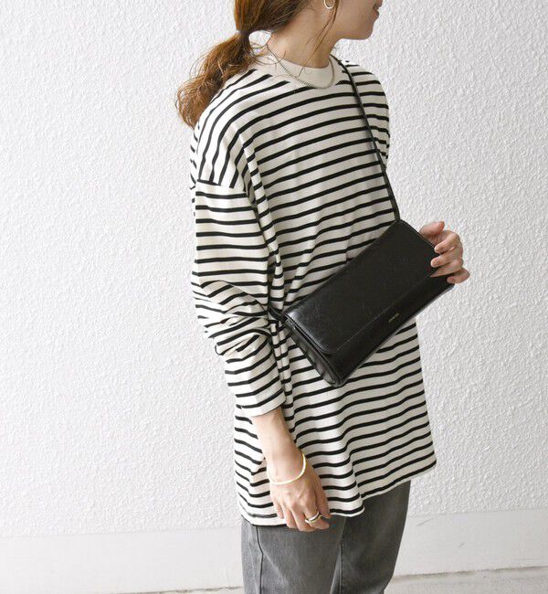 SHIPS any「SHIPS any:〈洗濯機可能〉マルチ ロングスリーブ ワイド TEE」|Tシャツ・カットソー|