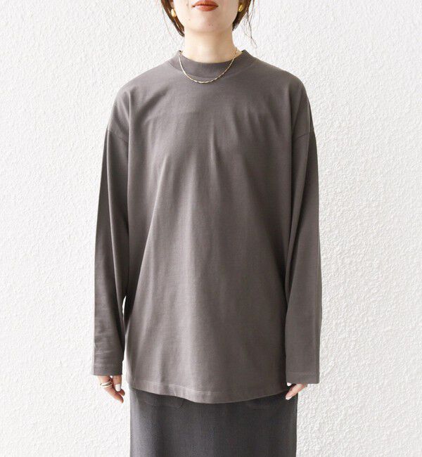 SHIPS any「SHIPS any:〈洗濯機可能〉マルチ ロングスリーブ ワイド TEE」|Tシャツ・カットソー|