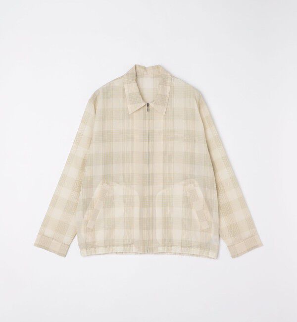 SHIPS「SHIPS:〈洗濯機可能〉ローン シャツ ジップ ブルゾン」|ブルゾン・スタジャン|