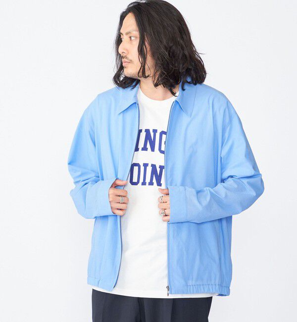 SHIPS「SHIPS:〈洗濯機可能〉ローン シャツ ジップ ブルゾン」|ブルゾン・スタジャン|