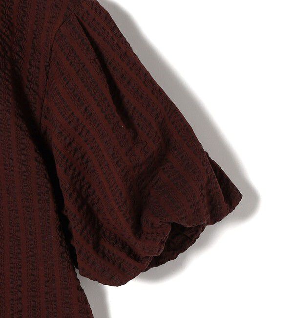 SHIPS for women「〈手洗い可能〉タック バルーン スリーブ 5分袖 ブラウス」|シャツ・ブラウス|