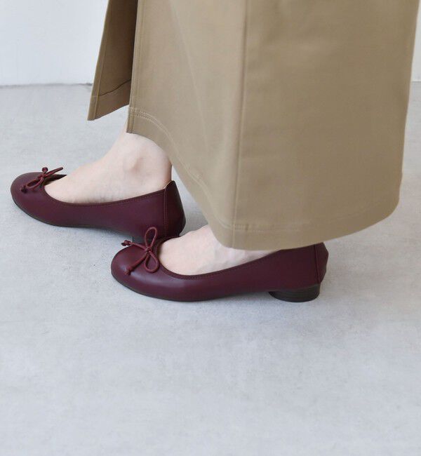 quaranciel「quaranciel: ローヒール バレエ シューズ」|バレエシューズ|