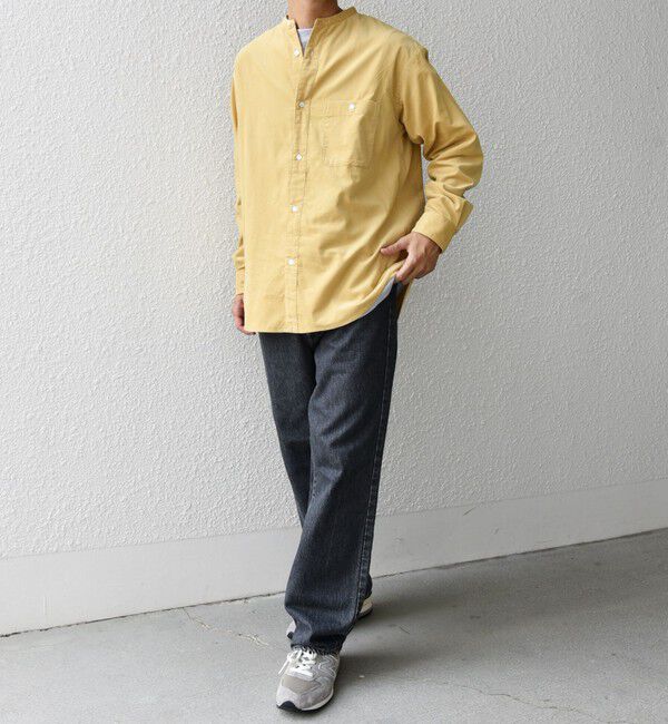 SHIPS any「SHIPS any: カラーコットン コーデュロイ リラックス バンドカラー シャツ◇」|シャツ・ブラウス|