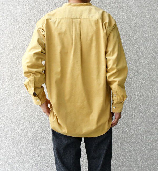 SHIPS any「SHIPS any: カラーコットン コーデュロイ リラックス バンドカラー シャツ◇」|シャツ・ブラウス|