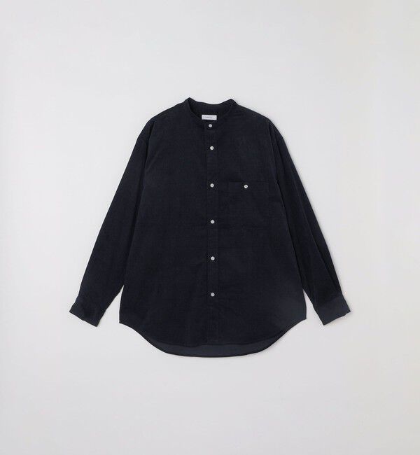 SHIPS any「SHIPS any: カラーコットン コーデュロイ リラックス バンドカラー シャツ◇」|シャツ・ブラウス|