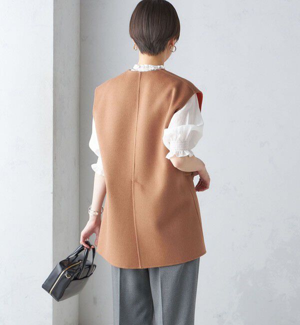 SHIPS for women「配色 リバー ジレ」|ベスト・ジレ|