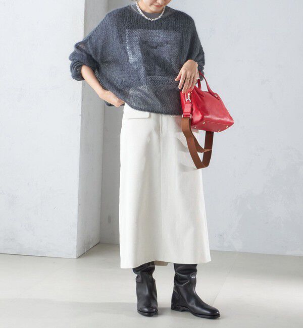 SHIPS for women「〈洗濯機可能〉コーデュロイ セミフレア スカート」|スカート|